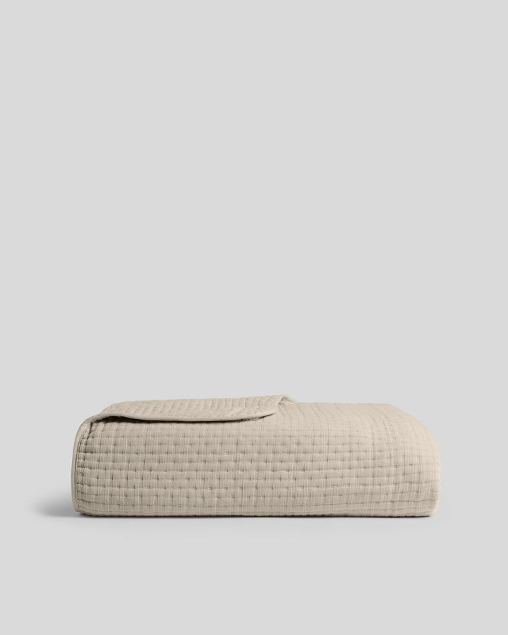 Air Cotton Coverlet - FINAL SALE (Bone)